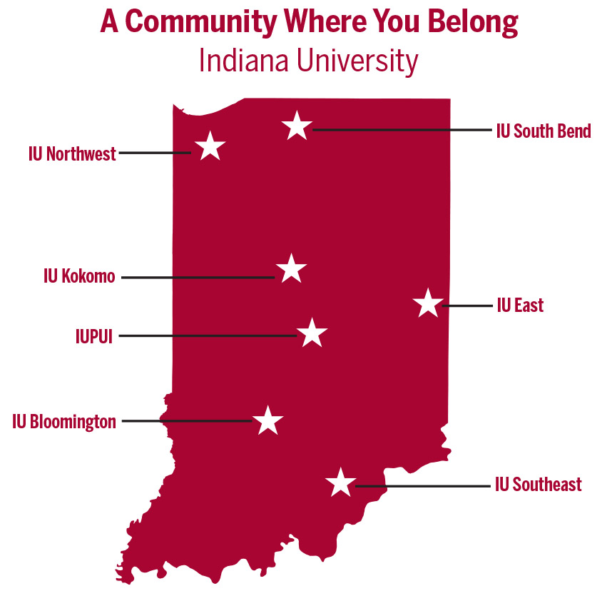 Indiana University Campus Map Printable